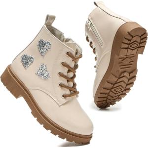 imageDaclay Girls Boots Childrens Boots Outdoor Boots Girls Plush Short Boots Boys bootsMeter