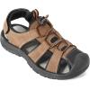 imageDaclay Boys Casual Sports Kids Sandals Breathable Lightweight Fashionable Childrens Outdoor Girls SandalsBrownhglx6