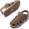 imageDaclay Boys Casual Sports Kids Sandals Breathable Lightweight Fashionable Childrens Outdoor Girls SandalsBrownxy10