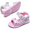 imageDaclay Boys Casual Sports Kids Sandals Breathable Lightweight Fashionable Childrens Outdoor Girls SandalsGrayxy13