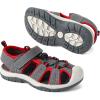 imageDaclay Boys Casual Sports Kids Sandals Breathable Lightweight Fashionable Childrens Outdoor Girls SandalsRed
