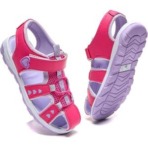 imageDaclay Boys Casual Sports Kids Sandals Breathable Lightweight Fashionable Childrens Outdoor Girls SandalsPink