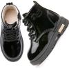 imageDaclay Kids CandyColored Waterproof Velvet Boots Black 4 Big Kid
