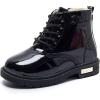 imageDaclay Kids CandyColored Waterproof Velvet Boots Black 4 Big Kid
