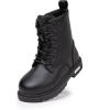 imageDaclay Girls Boots Childrens Boots Outdoor Boots Girls Plush Short Boots Boys bootsBlackh2368