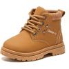 imageDaclay Girls Boots Childrens Boots Outdoor Boots Girls Plush Short Boots Boys bootsBrownk2020