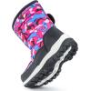 imageDaclay Kids Boys Girls Unisex Toddler Snow Boots SlipResistant Waterpoof Winter Fashion ShoePurple