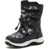 imageDaclay Kids Boys Girls Unisex Toddler Snow Boots SlipResistant Waterpoof Winter Fashion ShoeBlackxdx11