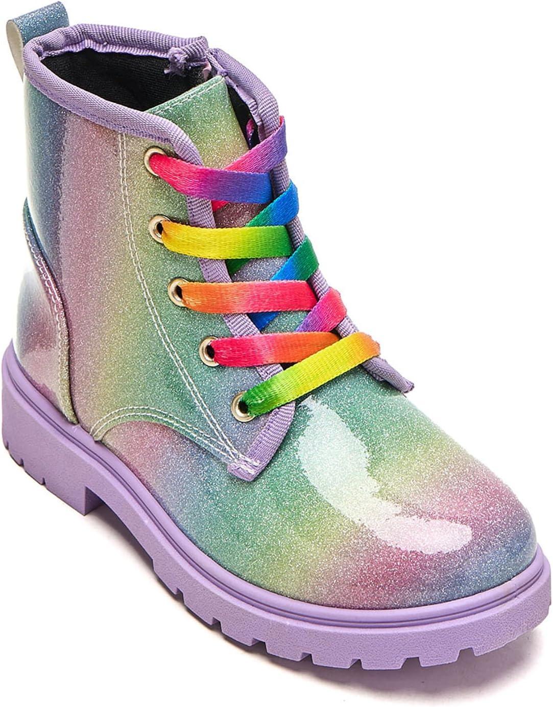 imageDaclay Kids Girls Boots Childrens Boots Outdoor Boots Girls Plush Short Boots Boys bootsPurple
