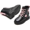 imageDaclay Kids Girls Boots Childrens Boots Outdoor Boots Girls Plush Short Boots Boys bootsBlackk3030