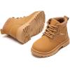 imageDaclay Kids Girls Boots Childrens Boots Outdoor Boots Girls Plush Short Boots Boys bootsBrownk2020