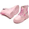 imageDaclay Kids Girls Boots Childrens Boots Outdoor Boots Girls Plush Short Boots Boys bootsPinkk3030