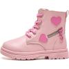imageDaclay Kids Girls Boots Childrens Boots Outdoor Boots Girls Plush Short Boots Boys bootsPinkk3030