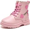 imageDaclay Kids Girls Boots Childrens Boots Outdoor Boots Girls Plush Short Boots Boys bootsPinkk3030