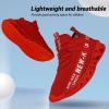 imageKids Shoes Running Girls Boys School Spring Casual Sports Sneakers Basketball Red