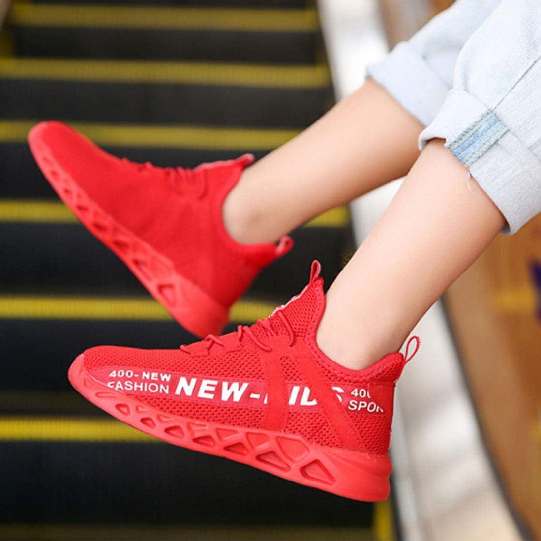 imageDaclay Kids Running Shoes Girls Boys Primary School Students Spring and Autumn Casual Sports Shoes Red