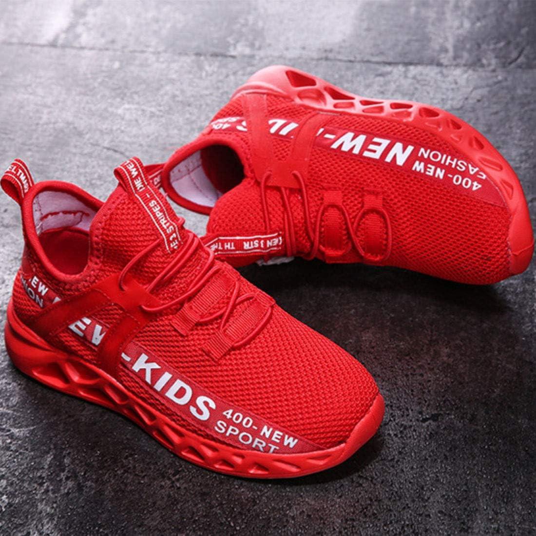 imageDaclay Kids Running Shoes Girls Boys Primary School Students Spring and Autumn Casual Sports Shoes Red