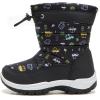 imageDaclay Kids Boys Girls Unisex Toddler Snow Boots SlipResistant Waterpoof Winter Fashion ShoeBlackxdx10
