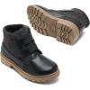 imageDaclay Toddler Boys Girls Boots Kids Work Boots Winter Snow Boot Hiking Outdoor ShoesBlackp12