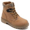 imageDaclay Toddler Boys Girls Boots Kids Work Boots Winter Snow Boot Hiking Outdoor ShoesBrown