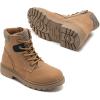 imageDaclay Toddler Boys Girls Boots Kids Work Boots Winter Snow Boot Hiking Outdoor ShoesBrown