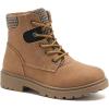 imageDaclay Toddler Boys Girls Boots Kids Work Boots Winter Snow Boot Hiking Outdoor ShoesBrown