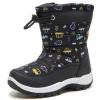 imageDaclay Kids Boys Girls Unisex Toddler Snow Boots SlipResistant Waterpoof Winter Fashion ShoeBlackxdx10