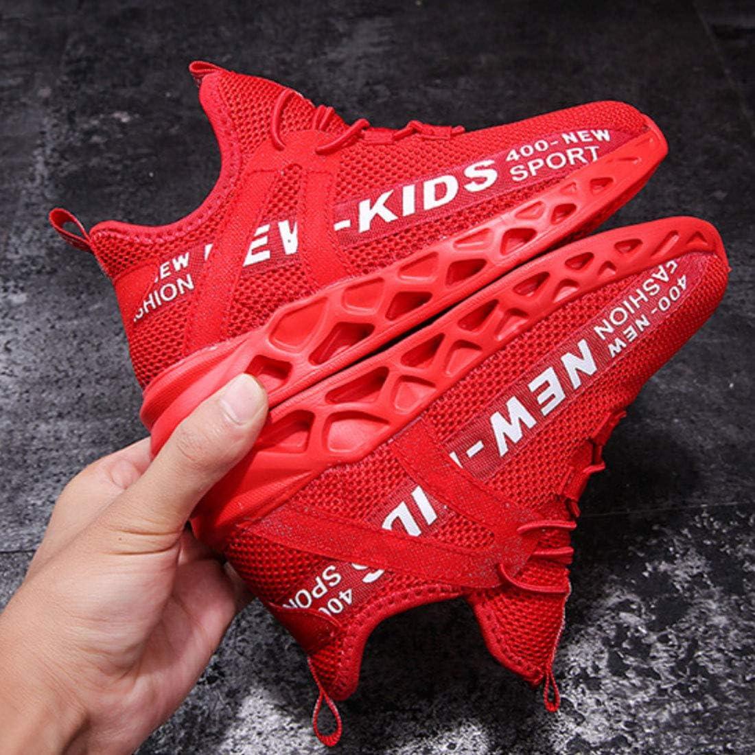 imageDaclay Kids Shoes Running Girls Boys School Spring Casual Sports Sneakers Basketball FootwearDark Red
