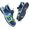 image:imageDaclay Kids Athletic Sandals Boys and Girls Outdoor Hiking Sports ClosedToe Sandal Pool Beach Shoes Summer Water ShoesBluelxh1