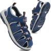 image:imageDaclay Kids Athletic Sandals Boys and Girls Outdoor Hiking Sports ClosedToe Sandal Pool Beach Shoes Summer Water ShoesBluelxh6