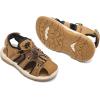 image:imageDaclay Kids Athletic Sandals Boys and Girls Outdoor Hiking Sports ClosedToe Sandal Pool Beach Shoes Summer Water ShoesBrownlxh2