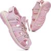 image:imageDaclay Kids Athletic Sandals Boys and Girls Outdoor Hiking Sports ClosedToe Sandal Pool Beach Shoes Summer Water ShoesPinklxh2