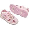 image:imageDaclay Kids Athletic Sandals Boys and Girls Outdoor Hiking Sports ClosedToe Sandal Pool Beach Shoes Summer Water ShoesPinklxh2