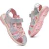 image:imageDaclay Kids Athletic Sandals Boys and Girls Outdoor Hiking Sports ClosedToe Sandal Pool Beach Shoes Summer Water ShoesPinklxh9