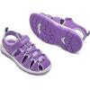 image:imageDaclay Kids Athletic Sandals Boys and Girls Outdoor Hiking Sports ClosedToe Sandal Pool Beach Shoes Summer Water ShoesPurplelxh6