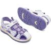 image:imageDaclay Kids Athletic Sandals Boys and Girls Outdoor Hiking Sports ClosedToe Sandal Pool Beach Shoes Summer Water ShoesPurplelxh9