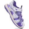 image:imageDaclay Kids Athletic Sandals Boys and Girls Outdoor Hiking Sports ClosedToe Sandal Pool Beach Shoes Summer Water ShoesPurplelxh9