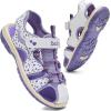 image:imageDaclay Kids Athletic Sandals Boys and Girls Outdoor Hiking Sports ClosedToe Sandal Pool Beach Shoes Summer Water ShoesPurplelxh9