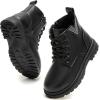 image:imageDaclay Kids Girls Boots Childrens Boots Outdoor Boots Girls Plush Short Boots Boys bootsBlackk4040