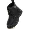 image:imageDaclay Kids Girls Boots Childrens Boots Outdoor Boots Girls Plush Short Boots Boys bootsBlackk4040