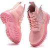 image:imageDaclay Kids Girls Boots Childrens Boots Outdoor Boots Girls Plush Short Boots Boys bootsPinkk5050