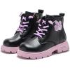 image:imageDaclay Kids Girls Boots Childrens Boots Outdoor Boots Girls Plush Short Boots Boys bootsPurplepd2