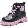 image:imageDaclay Kids Girls Boots Childrens Boots Outdoor Boots Girls Plush Short Boots Boys bootsPurplepd2