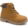 image:imageDaclay Toddler Boys Girls Boots Kids Work Boots Winter Snow Boot Hiking Outdoor ShoesBrownp722