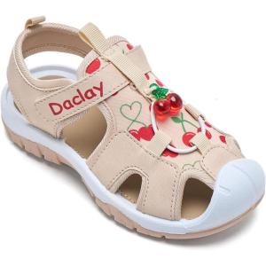 image:imageDaclay Boys Casual Sports Kids Sandals Breathable Lightweight Fashionable Childrens Outdoor Girls SandalsBeigepxl20