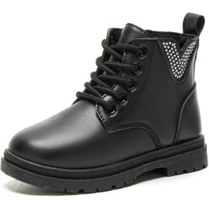 image:imageDaclay Kids Girls Boots Childrens Boots Outdoor Boots Girls Plush Short Boots Boys bootsBlackk4040
