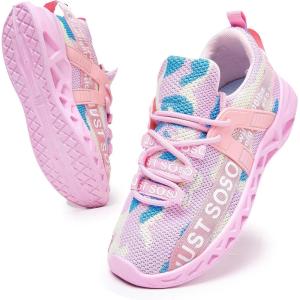 image:imageDaclay Kids Shoes Running Girls Boys School Spring Casual Sports Sneakers Basketball FootwearPink3ff