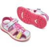 image:imageDaclay Kids Athletic Sandals Boys and Girls Outdoor Hiking Sports ClosedToe Sandal Pool Beach Shoes Summer Water ShoesRedlxh7