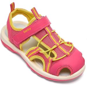 image:imageDaclay Kids Athletic Sandals Boys and Girls Outdoor Hiking Sports ClosedToe Sandal Pool Beach Shoes Summer Water ShoesPinklxh1