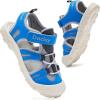 image:imageDaclay Kids Athletic Sandals Boys and Girls Outdoor Hiking Sports ClosedToe Sandal Pool Beach Shoes Summer Water ShoesBluepxl29